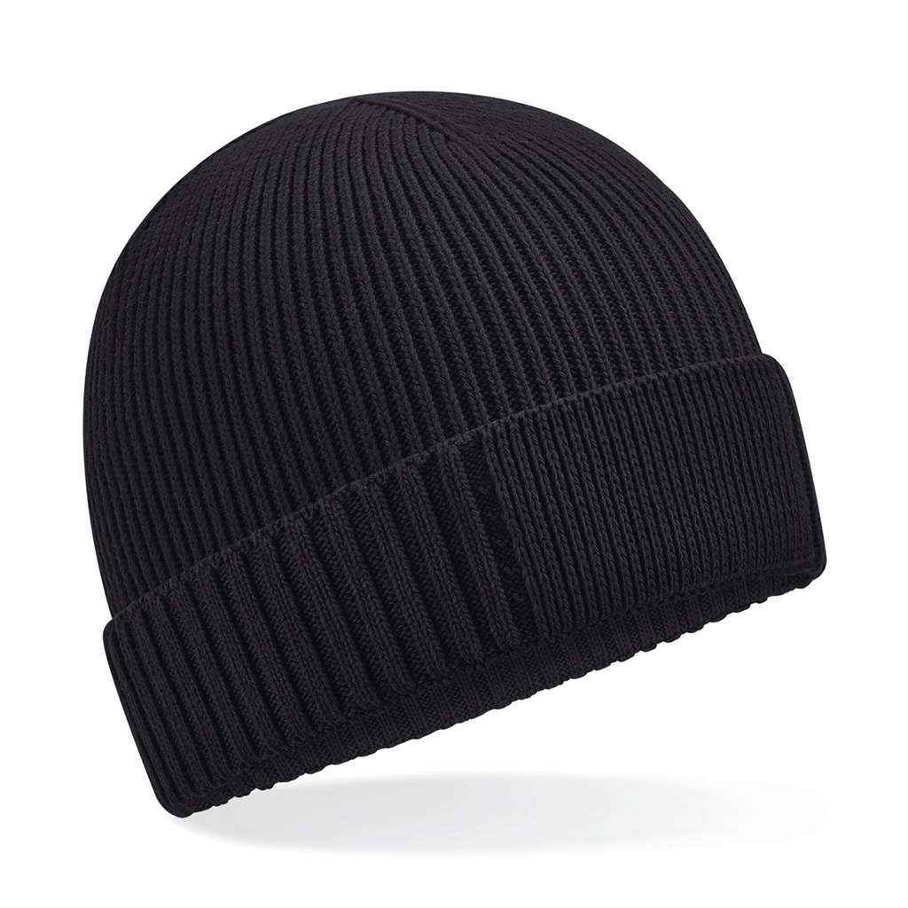 B438N - Bonnet en coton biologique avec patch technique - GraphiteGrey