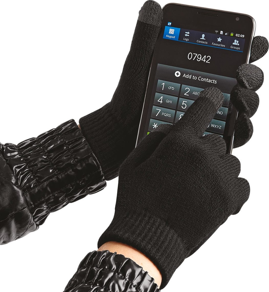 B490 - Gants pour écran tactile - Black