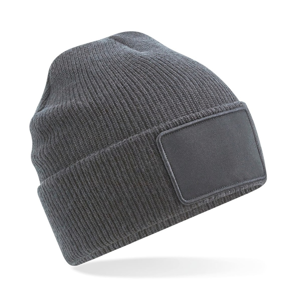 [B540-Navy-OneSize] B540 - Bonnet Thinsulate avec patch amovible - Navy