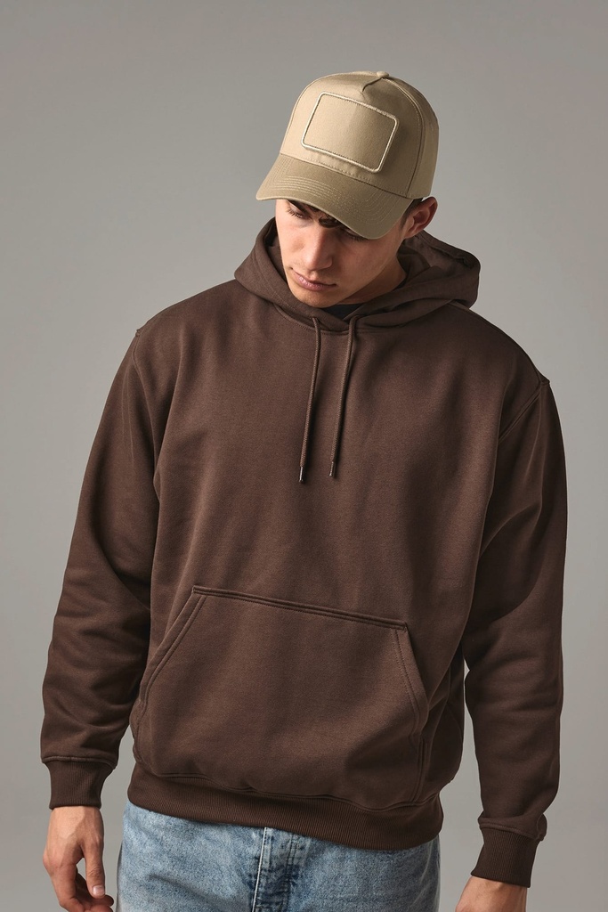[B638-Desertsand-OneSize] B638 - Casquette 5 panneaux avec patch amovible - Desertsand