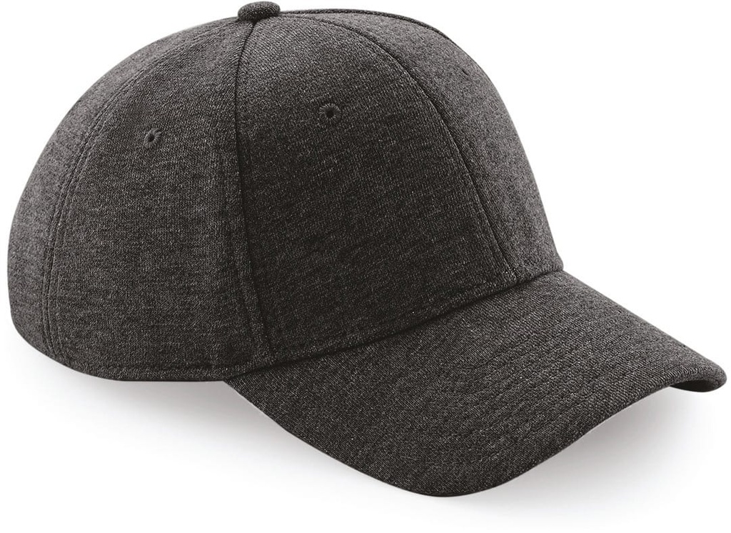B677 - Casquette Baseball Athleisure - 6 panneaux - HeatherGrey