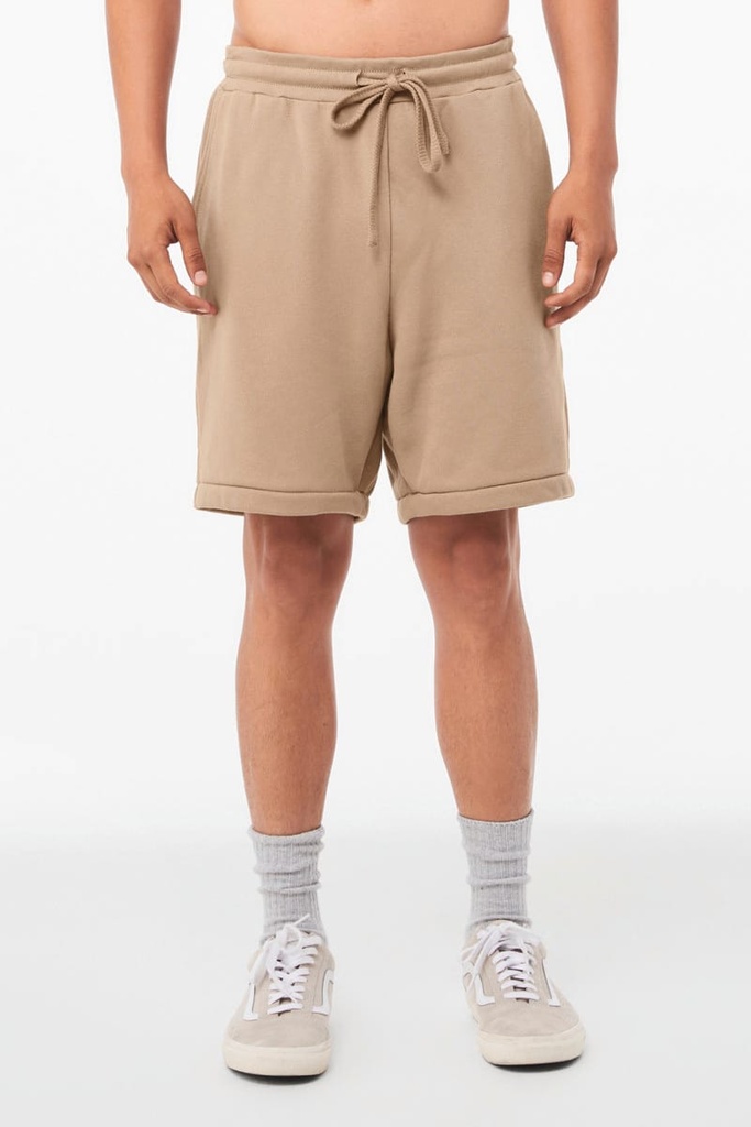 [BE3724-AthleticHeather-XS] BE3724 - Short molletonné unisexe  - AthleticHeather (XS)