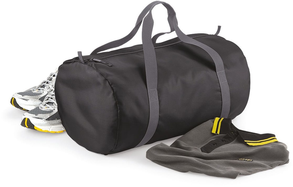 [BG150-Black_White-OneSize] BG150 - Sac fourre tout pliable - Black_White