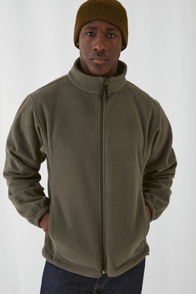 [CGFU749-GreenOlive-S] CGFU749 - Veste micropolaire Windprotek - GreenOlive (S)