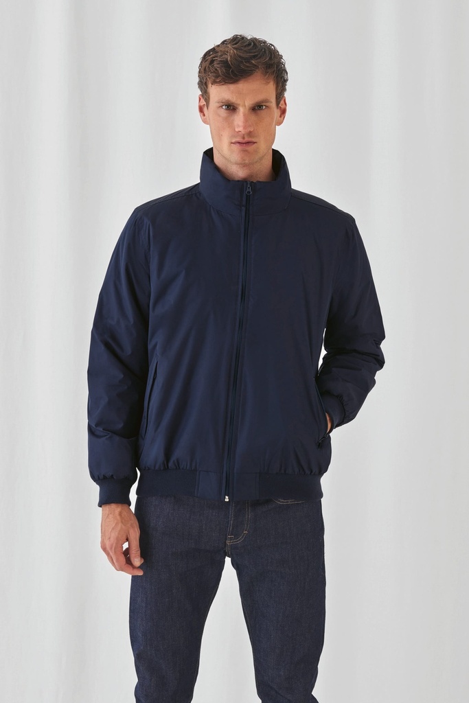 [CGJM961-Red-S] CGJM961 - Veste Homme Crew Bomber - Red (S)