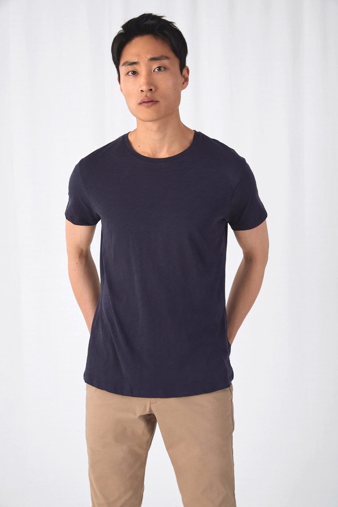 [CGTM046-ChicBlack-S] CGTM046 - T-shirt Organic Slub Inspire Homme - ChicBlack (S)