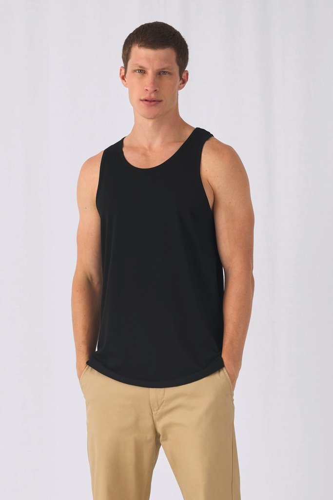 [CGTM072-White-S] CGTM072 - Débardeur bio Inspire homme - White (S)
