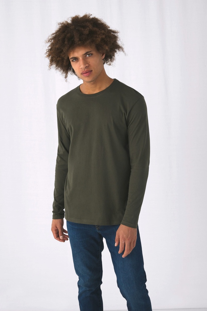 [CGTU05T-Navy-S] CGTU05T - T-shirt manches longues homme #E150 - Navy (S)