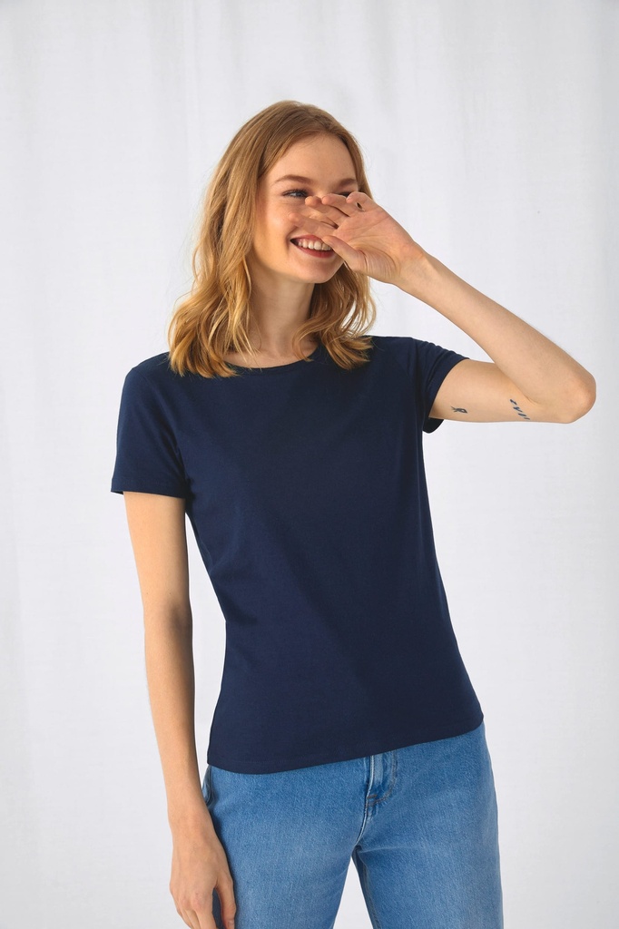 [CGTW02T-Red-XS] CGTW02T - T-shirt femme #E150 - Red (XS)