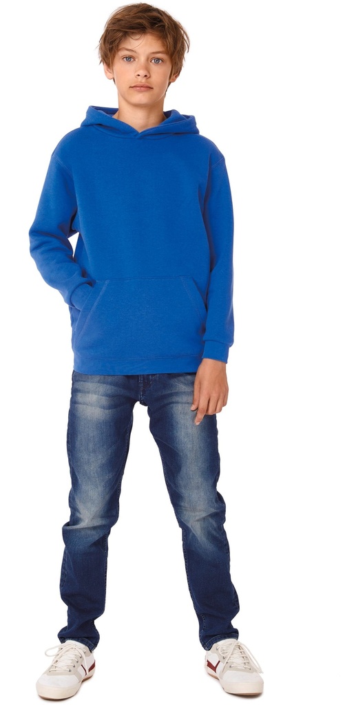 [CGWK681-Red-7/8ans] CGWK681 - Sweat-shirt capuche enfant - Red (7/8 ANS)