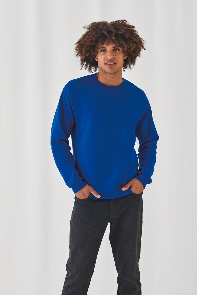 [CGWUI23-HeatherGrey-XS] CGWUI23 - Sweatshirt col rond ID.202 - HeatherGrey (XS)