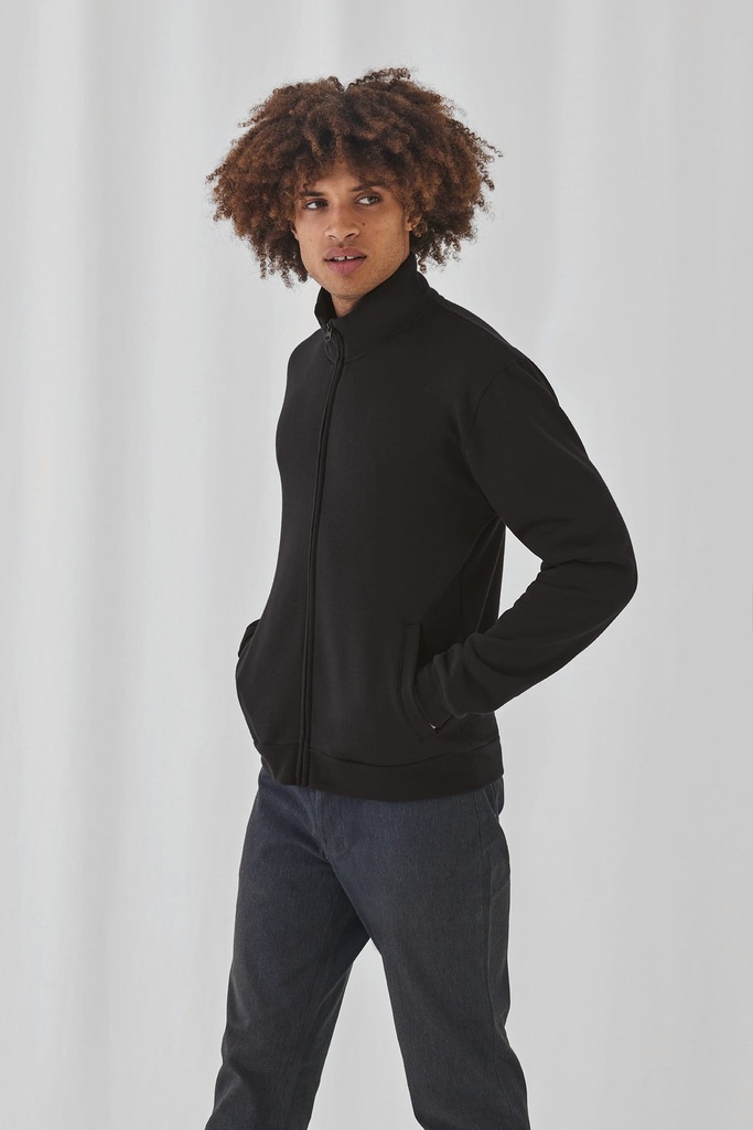 [CGWUI26-Anthracite-XS] CGWUI26 - Veste molleton zippée ID.206 - Anthracite (XS)
