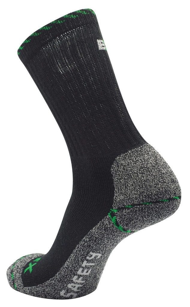 ES6106 - Lot de 3 paires de chaussettes SAFETY WORK - BLACK