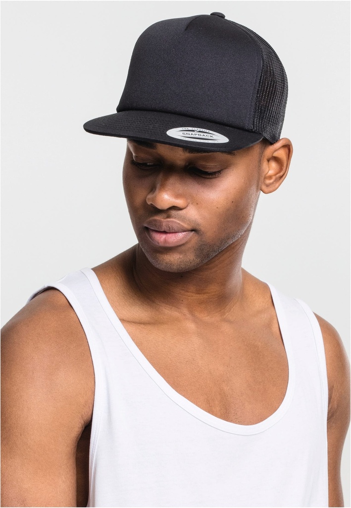 [FL6005FF-WHITE-OneSize] FL6005FF - Casquette foam trucker - WHITE