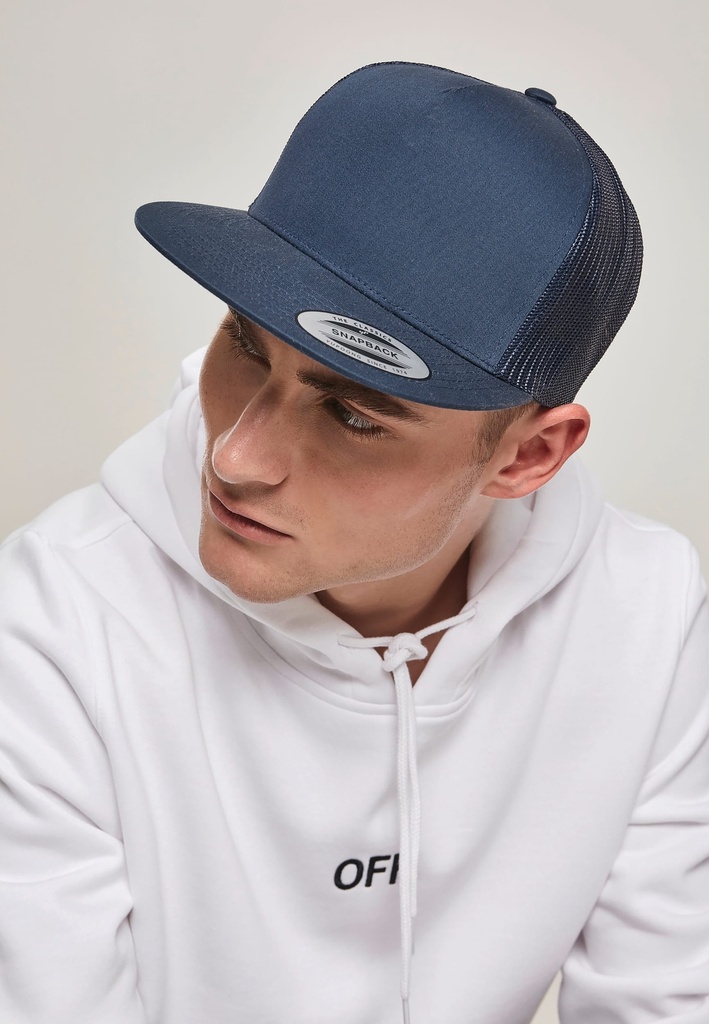 [FL6006-CHARCOAL-OneSize] FL6006 - Casquette CLASSIC TRUCKER - CHARCOAL