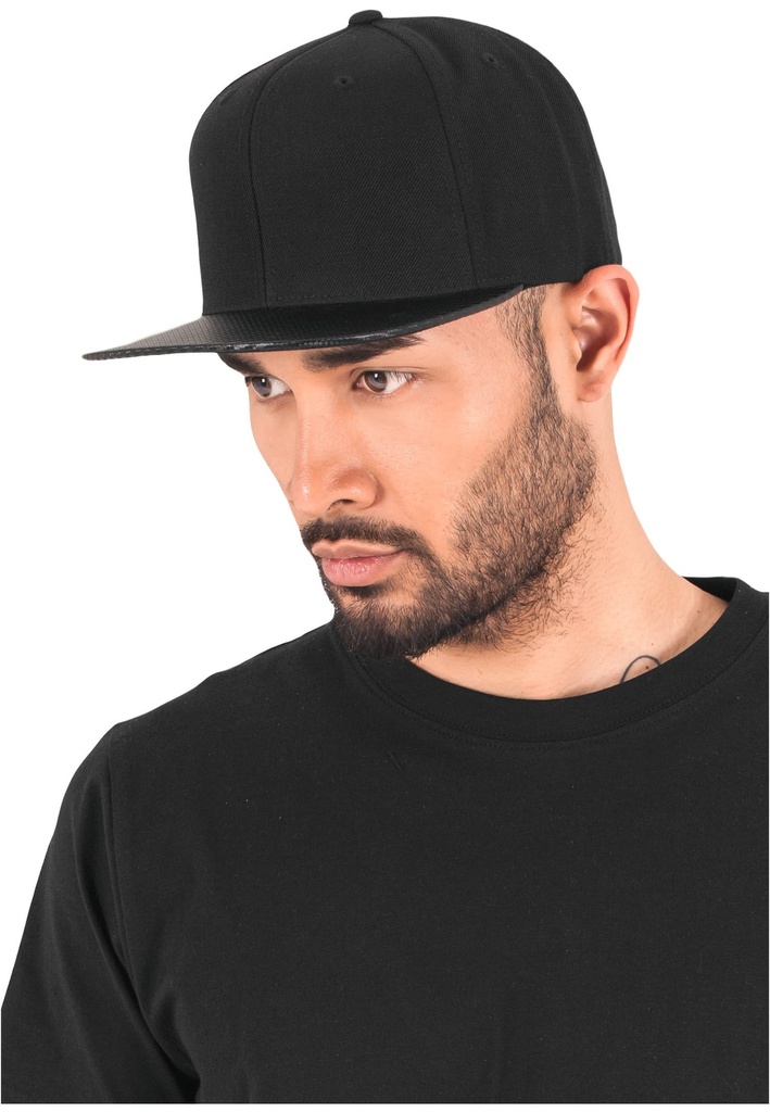 FL6089CA - Casquette carbon snapback - BLACK_Carbon