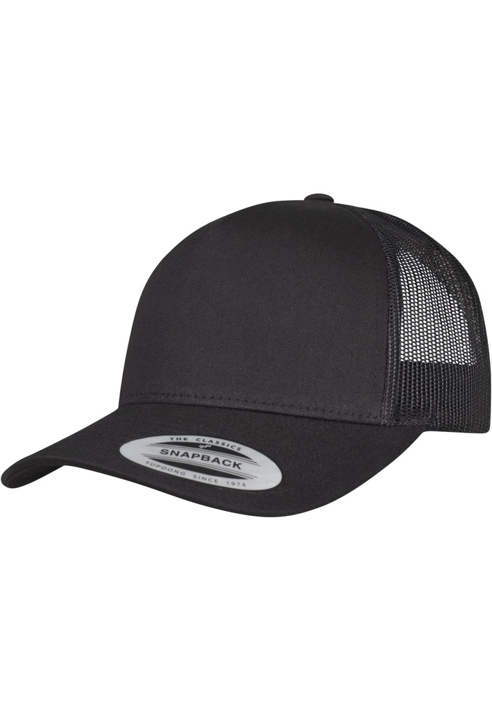 [FL6506-CHARCOAL-OneSize] FL6506 - Casquette trucker retro - CHARCOAL