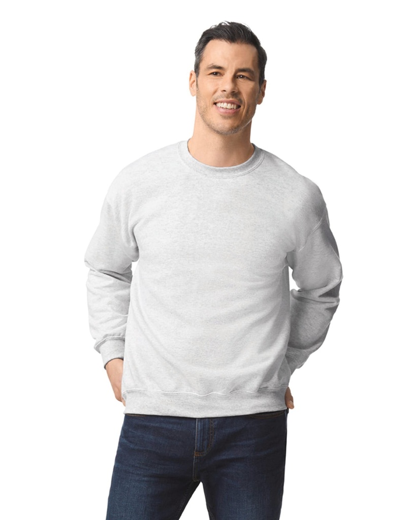 [GI12000-Ash-S] GI12000 - Sweat-shirt col rond Dryblend® - Ash (S)