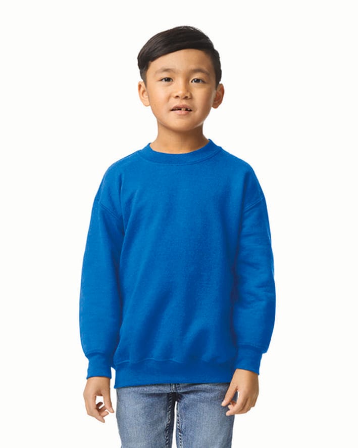 GI18000B - Sweat-shirt enfant col rond Heavy Blend - Red