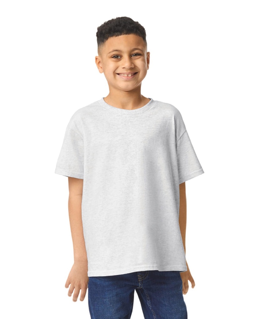 [GI5000B-CardinalRed-XS] GI5000B - T-shirt enfant Heavy - CardinalRed (XS)