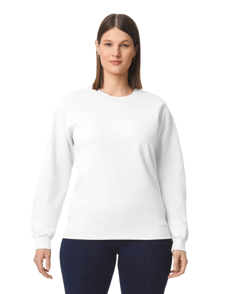 [GISF000-OffWhite-S] GISF000 - Sweat-shirt col rond Midweight Softstyle - OffWhite (S)