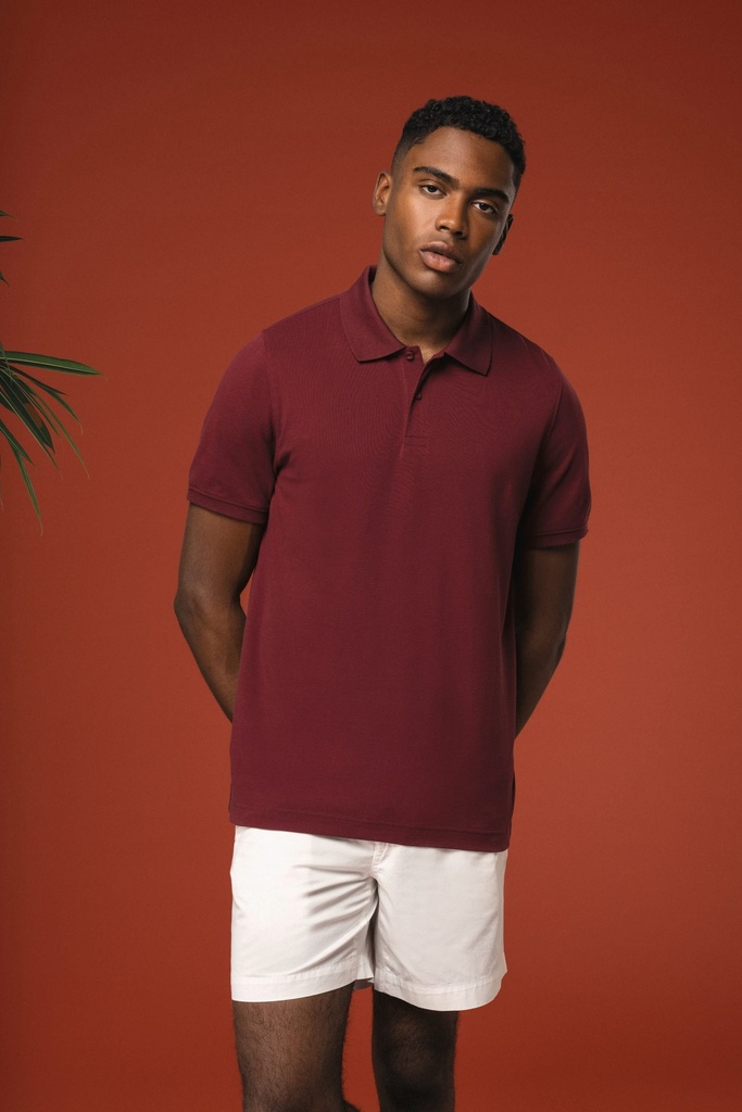 [K2025-LightSand-XS] K2025 - Polo piqué Bio180 homme  - LightSand (XS)