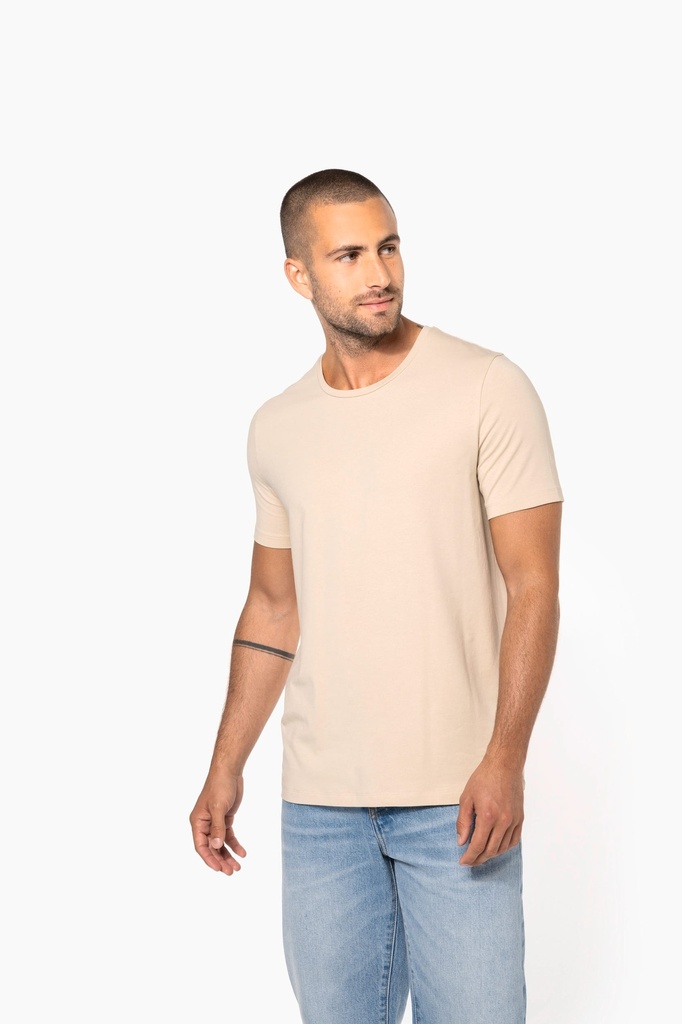 [K3012-Navy-S] K3012 - T-shirt col rond manches courtes homme - Navy (S)