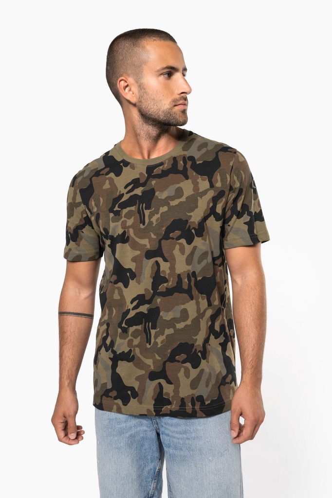 K3030 - T-shirt camo manches courtes homme - GreyCamouflage
