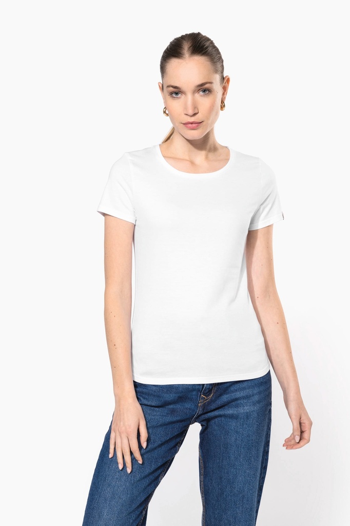 [K3041-White-XS] K3041 - T-shirt Bio Origine France Garantie femme - White (XS)