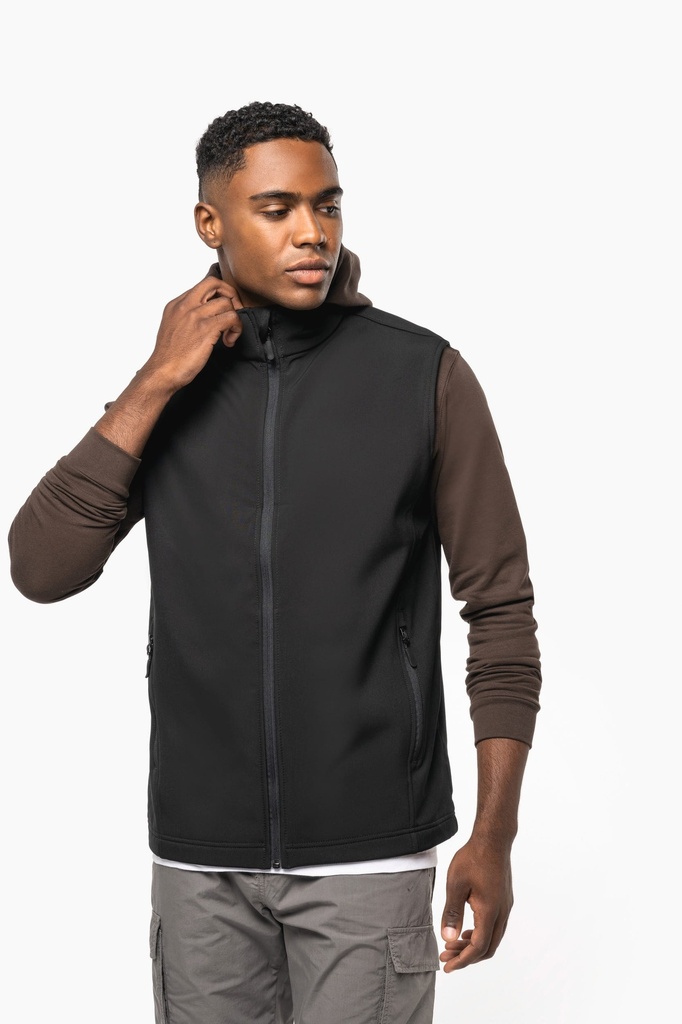 [K426-Navy-XS] K426 - Bodywarmer softshell écoresponsable 2 couches unisexe - Navy (XS)