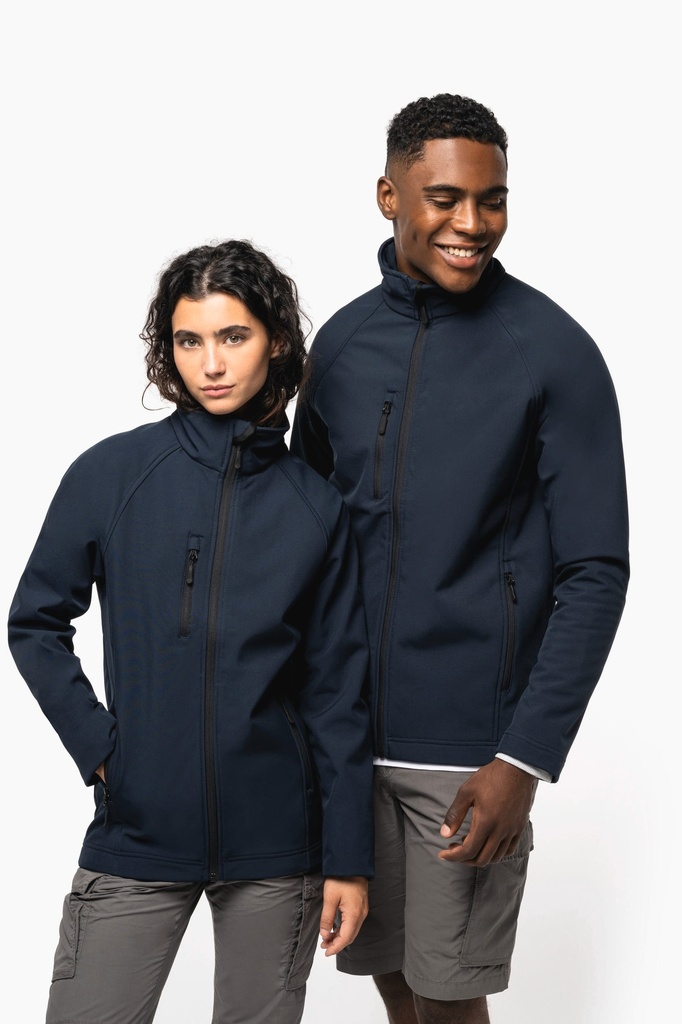 [K427-Navy-XS] K427 - Veste softshell écoresponsable 3 couches unisexe - Navy (XS)