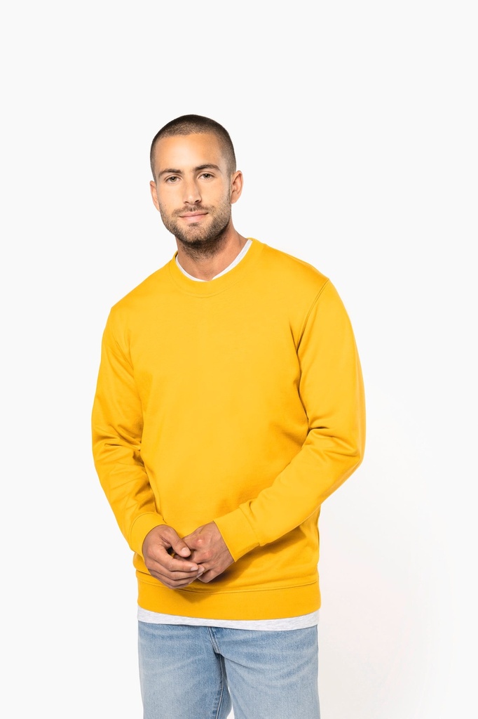 [K474-Pistachio-XS] K474 - Sweat-shirt col rond unisexe - Pistachio (XS)