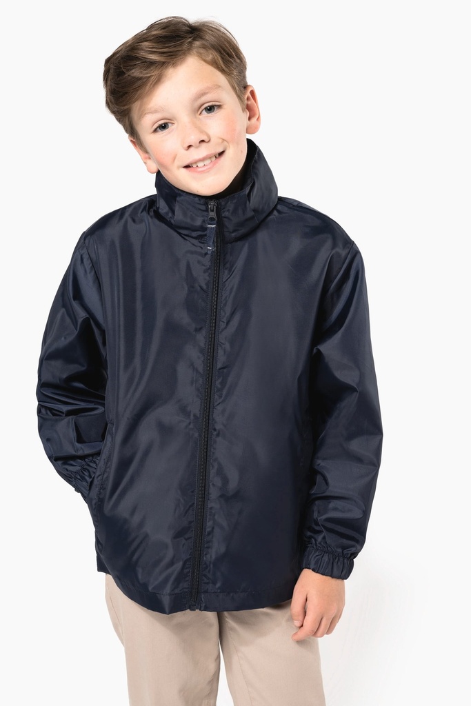 [K6102-Red-12/14ans] K6102 - Coupe-vent non doublé enfant - Red (12/14 ANS)