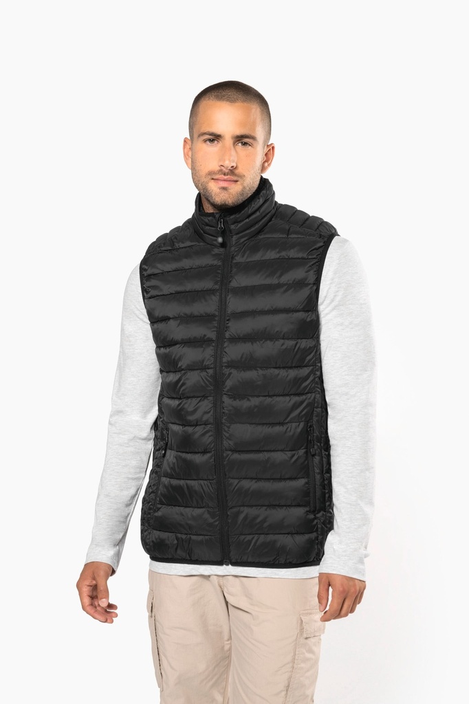 [K6113-DarkKhaki-S] K6113 - Doudoune légère sans manches homme - DarkKhaki (S)