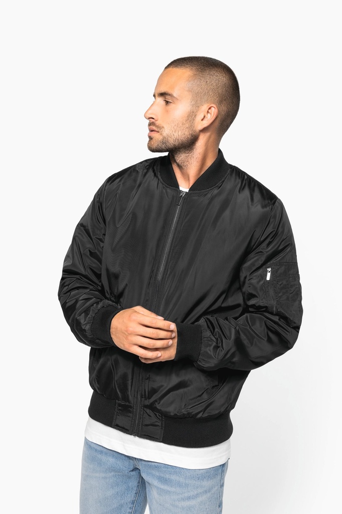 [K6122-Deepkhaki-S] K6122 - Blouson bomber homme - Deepkhaki (S)
