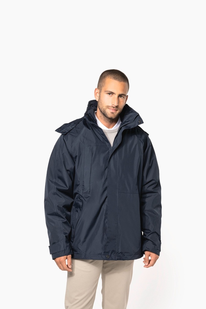 [K657-Navy-XS] K657 - Parka 3 en 1 homme - Navy (XS)