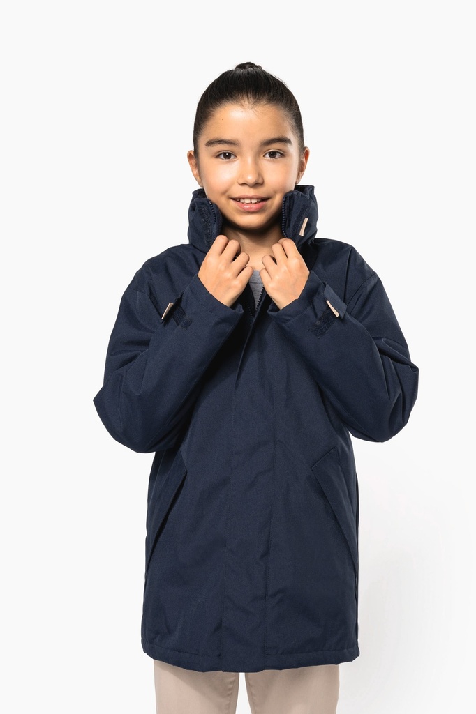 [K696-Black-12/14ans] K696 - Parka enfant - Black (12/14 ANS)