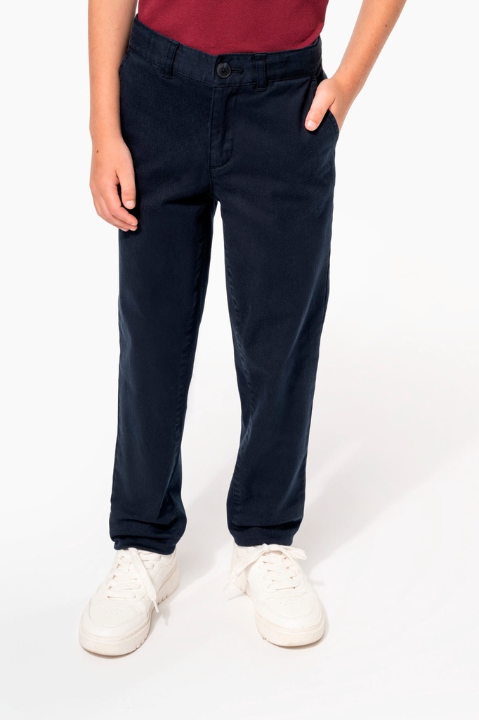 [K7005-Camel-10ans] K7005 - Pantalon chino garçon - Camel (10 ans)