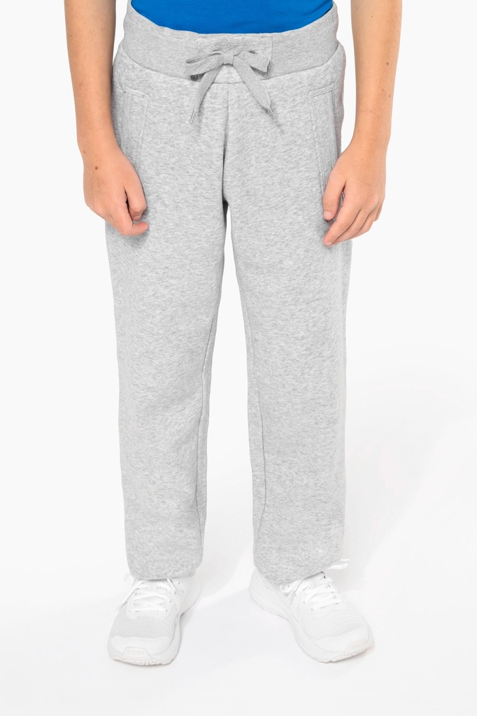 [K701-White-12/14ans] K701 - Pantalon jogging enfant - White (12/14 ANS)