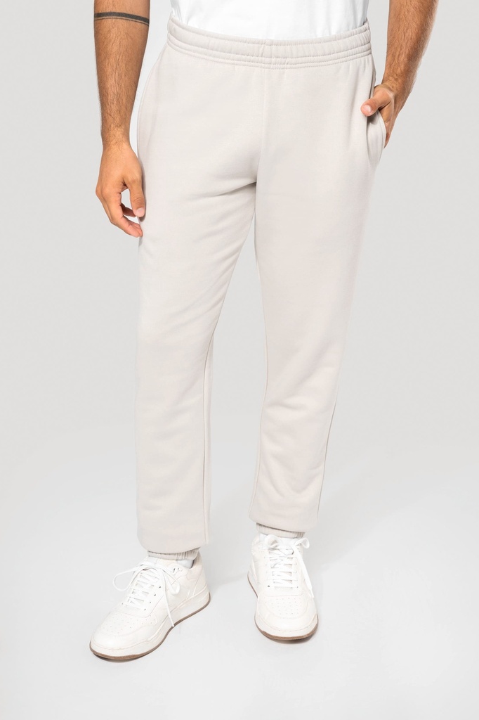 [K7025-Black-S] K7025 - Pantalon molleton écoresponsable homme - Black (S)