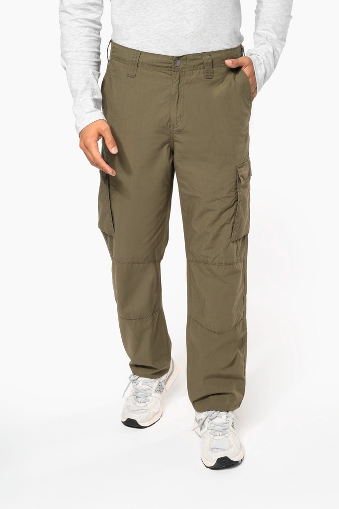 [K745-Beige-44FR] K745 - Pantalon léger multipoches homme - Beige (44FR)