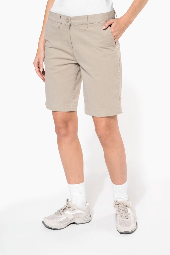 [K751-DeepBlue-44FR] K751 - Bermuda chino femme - DeepBlue (44FR)