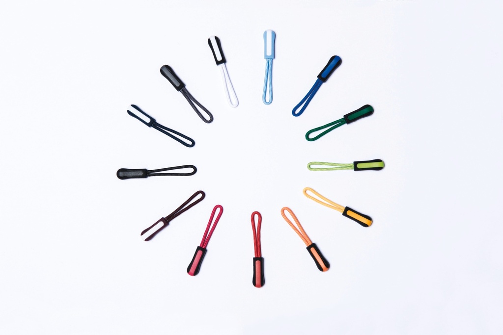 [K851-Wine_White-OneSize] K851 - Tire-zip - Wine_White