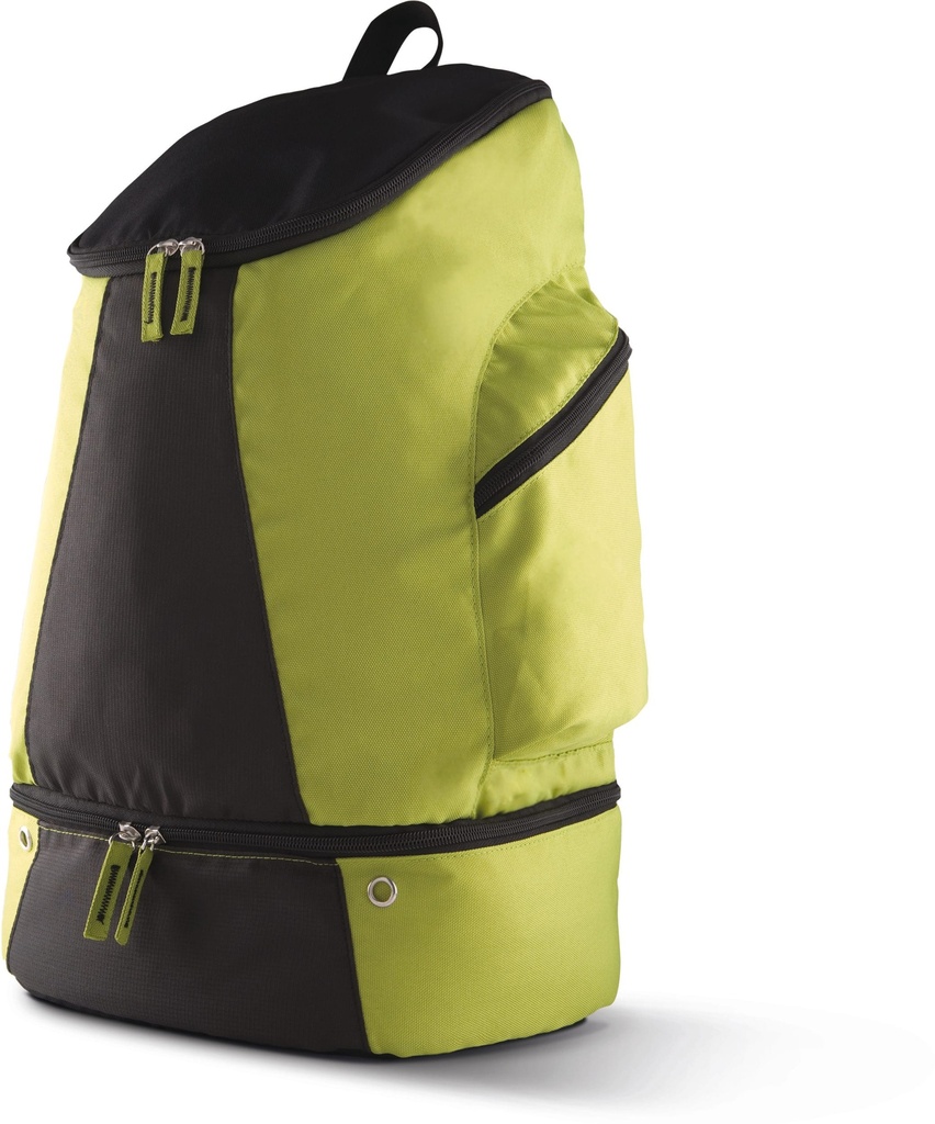 [KI0102-BurntLime_Black-OneSize] KI0102 - Sac à dos sport - BurntLime_Black