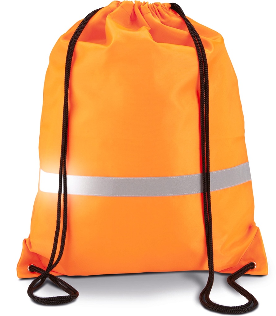 [KI0109-FluorescentYellow-OneSize] KI0109 - Sac à dos avec cordelettes - FluorescentYellow