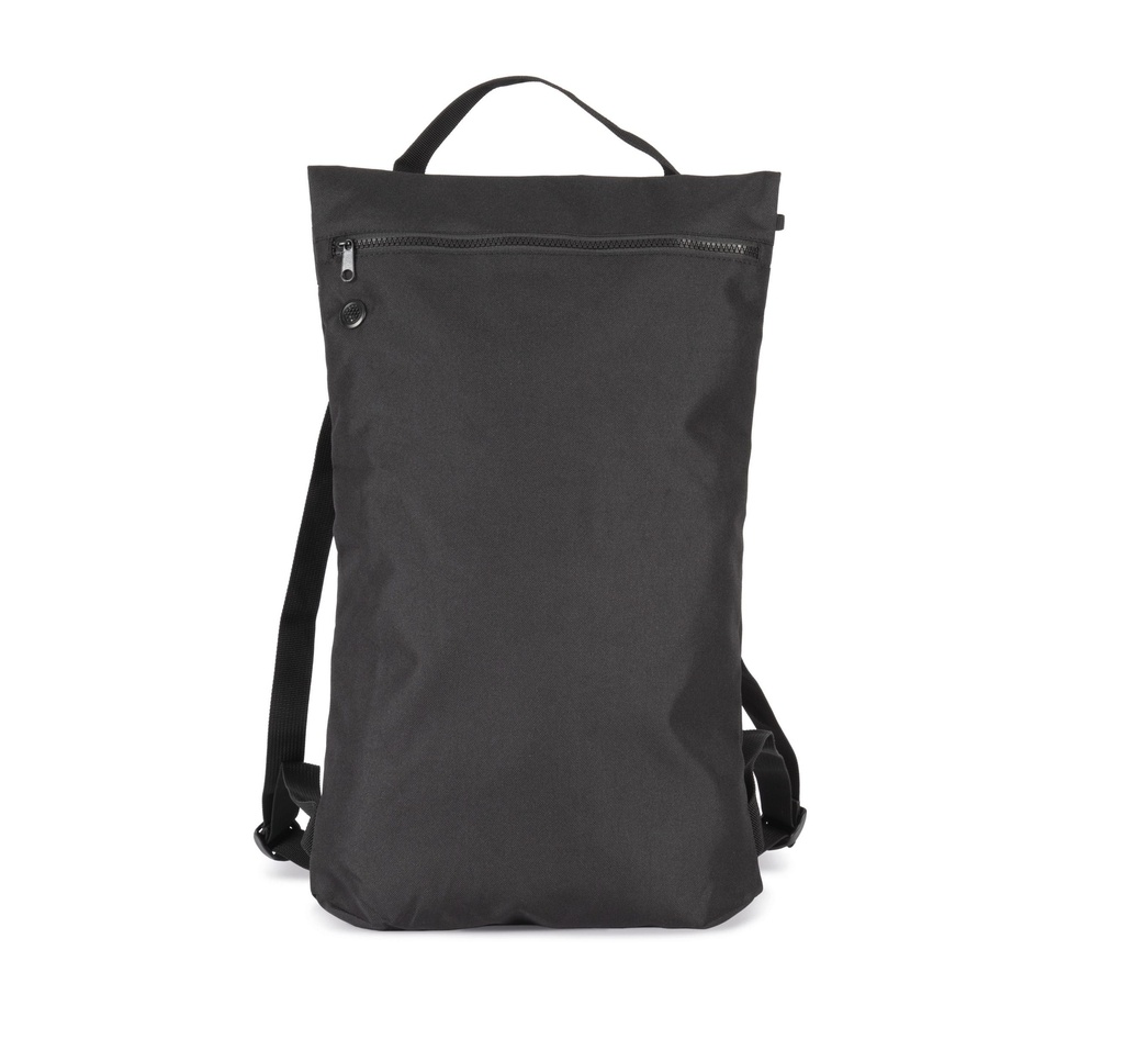 [KI0183-CuminYellow-OneSize] KI0183 - Sac à dos plat recyclé style urbain - CuminYellow