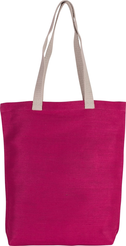 [KI0229-Natural-OneSize] KI0229 - Sac shopping en juco - Natural