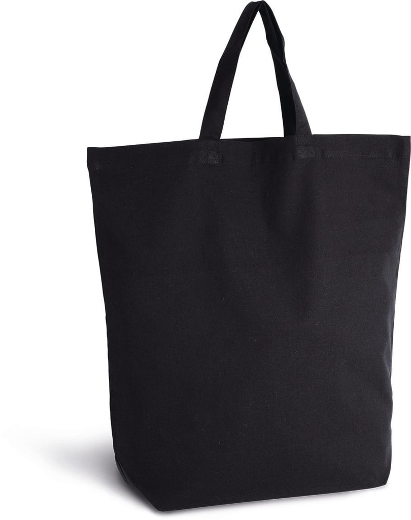 [KI0247-White-OneSize] KI0247 - Sac shopping en coton - White