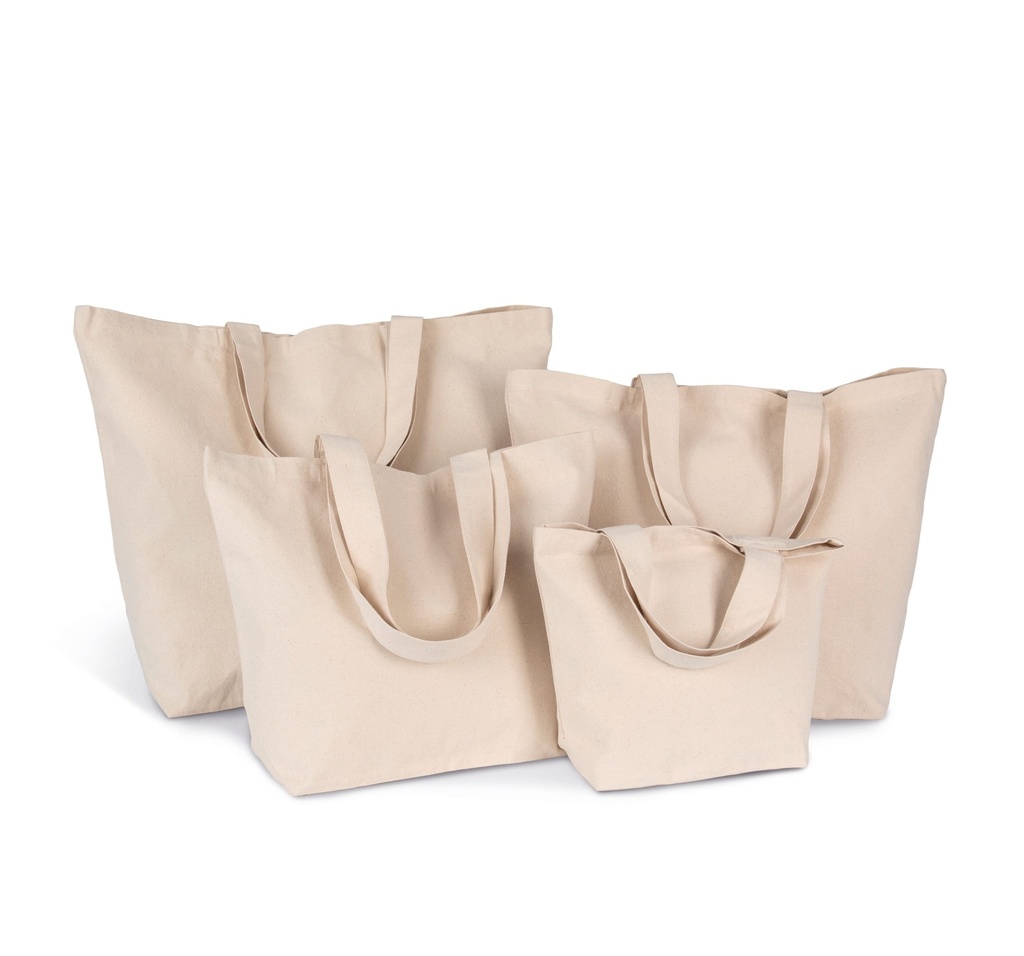 [KI0295-Natural-S] KI0295 - Sacs shopping à soufflet, disponibles en différentes tailles - Natural (S)