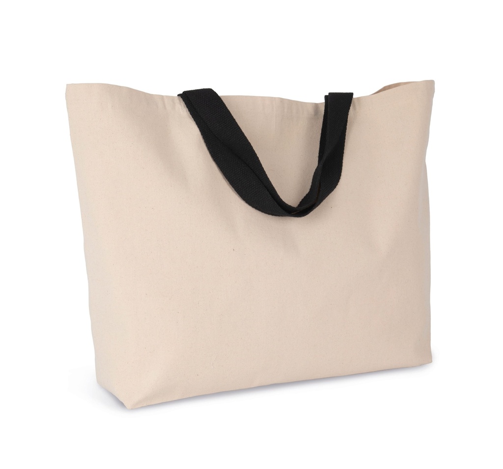 [KI0297-Navy_Natural-OneSize] KI0297 - Sac shopping XXL  - Navy_Natural